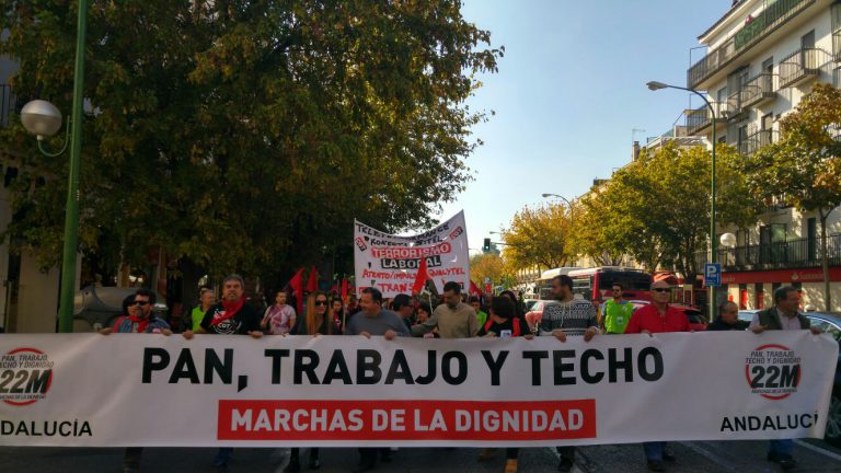 Marcha por la dignidad Andalucía Noviembre 2016