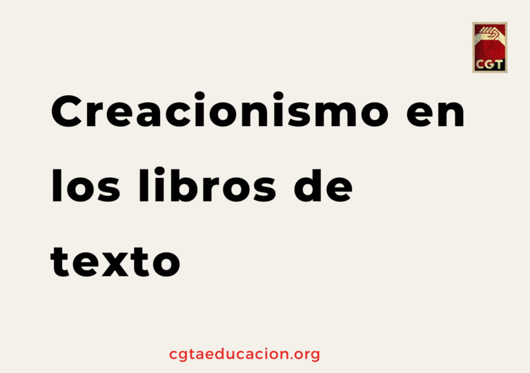 Creacionismo en los libros de texto