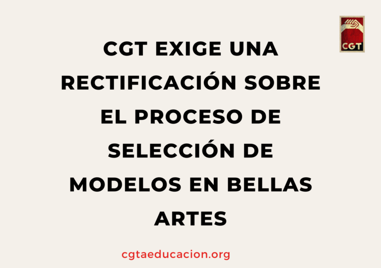 RECTIFICACIÓN SOBRE LA BÚSQUEDA DE MODELOS EN BELLAS ARTES RECTIFICACIÓN SOBRE LA BÚSQUEDA DE MODELOS EN BELLAS ARTES