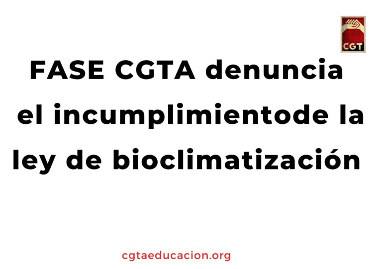INCUMPLIMIENTO DE LA LEY DE BIOCLIMATIZACIÓN Y LAS MEDIDAS INSUFICIENTES ANUNCIADAS POR LA JUNTA DE ANDALUCÍA