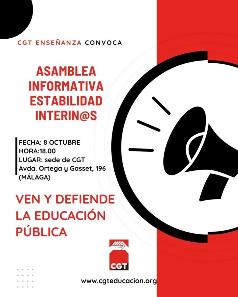 INTERINXS ESTABILIDAD: ASAMBLEA INFORMATIVA (MÁLAGA)