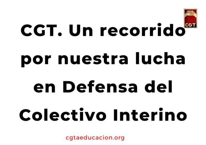Un recorrido por la lucha del colectivo interino