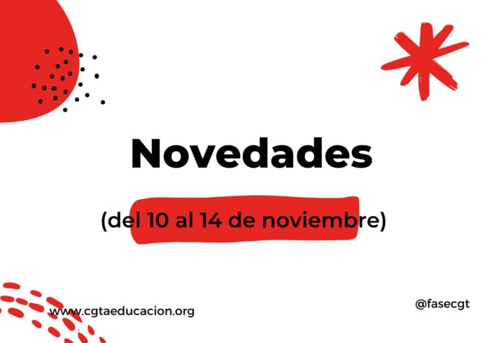 Novedades de educación CGT Junta de Andalucía