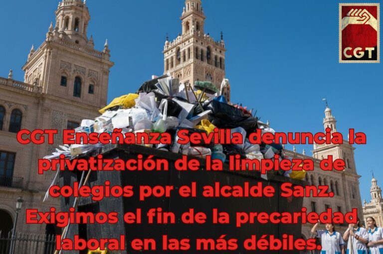 EXTERNALIZACIÓN DE LA LIMPIEZA EN COLEGIOS DE SEVILLA: PRIVATIZACIÓN Y AUTORITARISMO