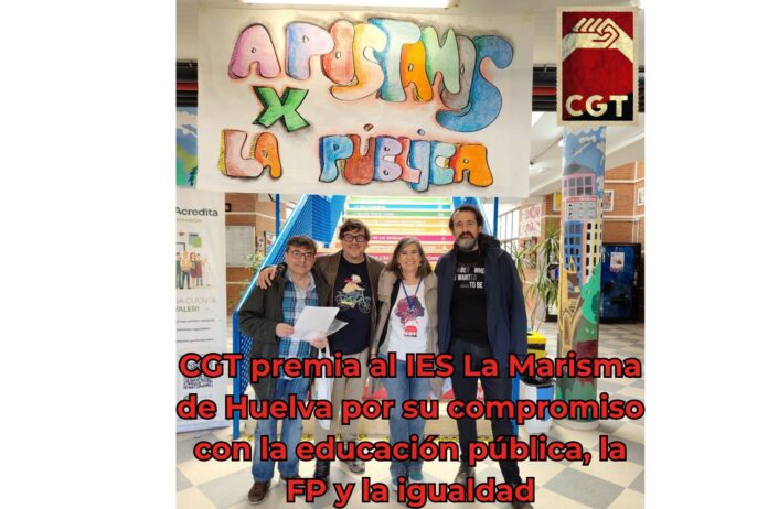 IES La Marisma compromiso educación pública IES La Marisma de Huelva por su compromiso con la educación pública