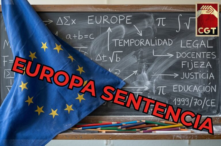 Sentencia europea sobre el abuso de la temporalidad del personal interino de educación.