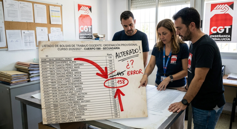 Reclama tu posición en las bolsas de ello depende tu trabajo. CGT te apoya.